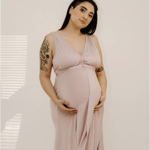 Juliet Labor & Postpartum Gown in Mauve-Limited Time – Lila