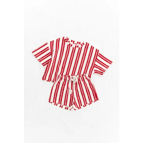 Red/Pink Stripe Set