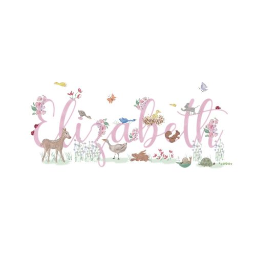 Personalized Garden “Mary Clay” Name Print