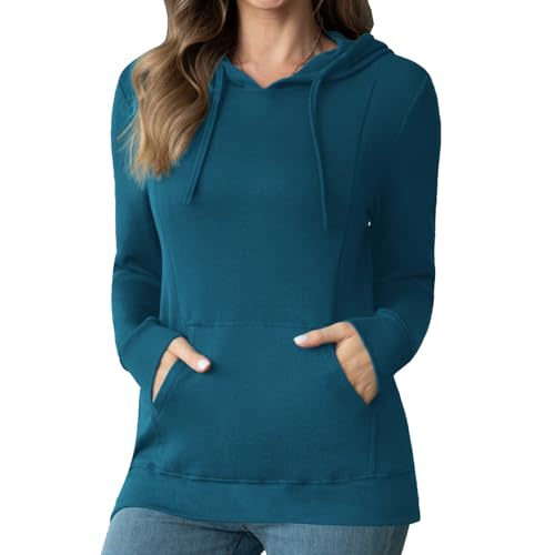 Bearsland Women's Maternity Sporty Hoodie Breastfeeding Shirt Nursing Sweatshirt with Pockets