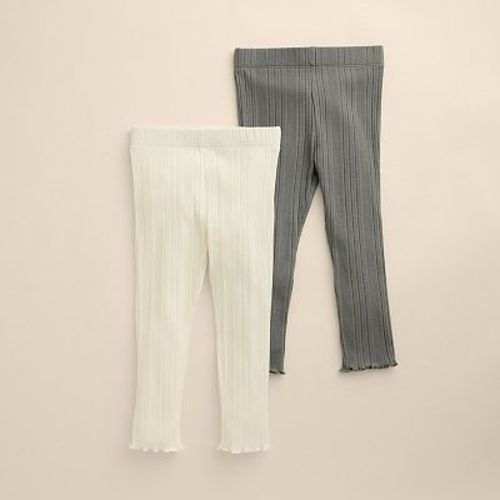 Baby & Toddler Girl Little Co. by Lauren Conrad 2-pk. Lettuce Edge Legging Set