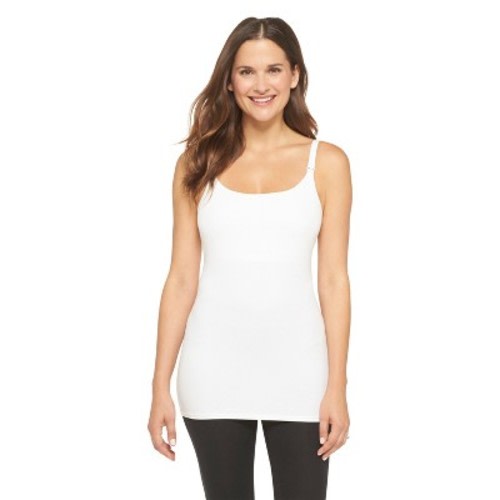Women's Nursing Cotton Cami White L - Gilligan & O'Malley