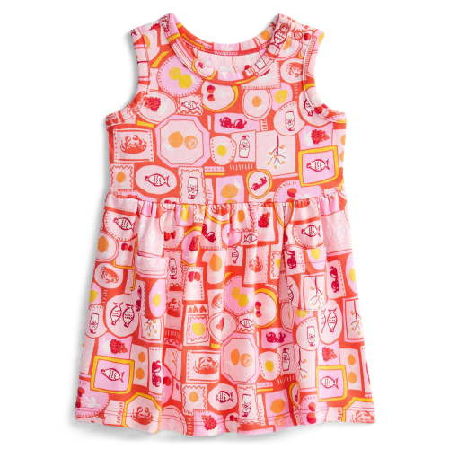 Wonder Nation Baby Girls Printed Dress, Sizes 0M-24M