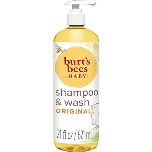 Baby Shampoo & Wash, Burt's Bees Tear Free Soap, Baby Care, Original, 21 Ounce (Packaging May Vary)