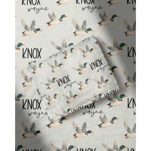 Duck Blanket With Name Blanket for Baby Shower Gift Newborn Mallard Duck Theme Nursery Toddler Blanket Birthday Gift Duck Name Blanket Gift - Etsy