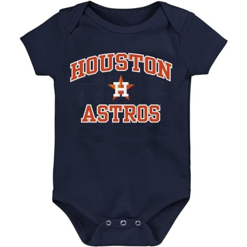 Outerstuff MLB Officially Licensed 0-24 Months City Headline Arch Logo Creeper Bodysuit Romper
