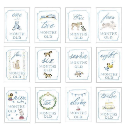 Monthly Milestone Card Set