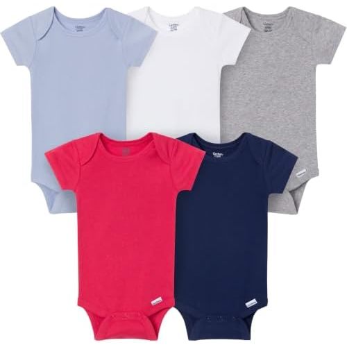 Gerber Baby 5-pack Solid Onesies Bodysuits