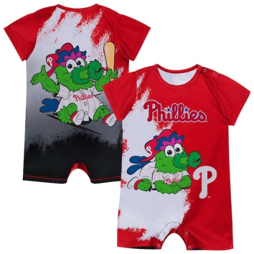 Newborn Philadelphia Phillies  Outerstuff Red Baby Mascot Bodysuit