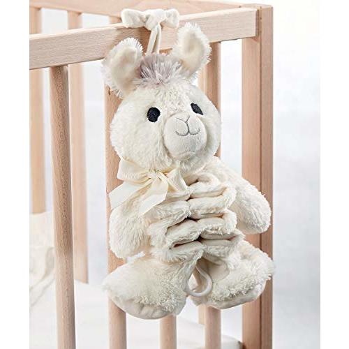 Lil Llama™ Baby Musical Pull Toy - Infant Baby Llama Musical Toy for Crib or Playpen Plays Brahms Lullaby - Entertain Baby with Music – Pull-Down Musical Toy - Soft Pull String Musical Toy