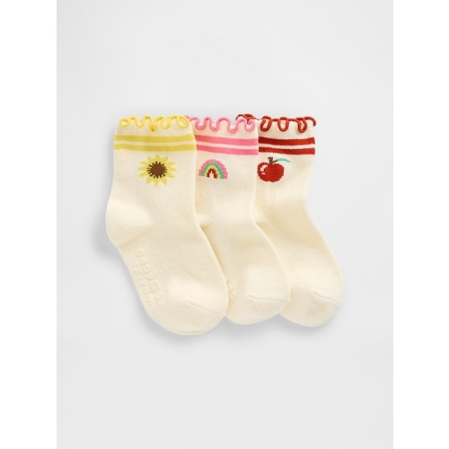 Baby & Toddler Crew Socks (3-Pack)