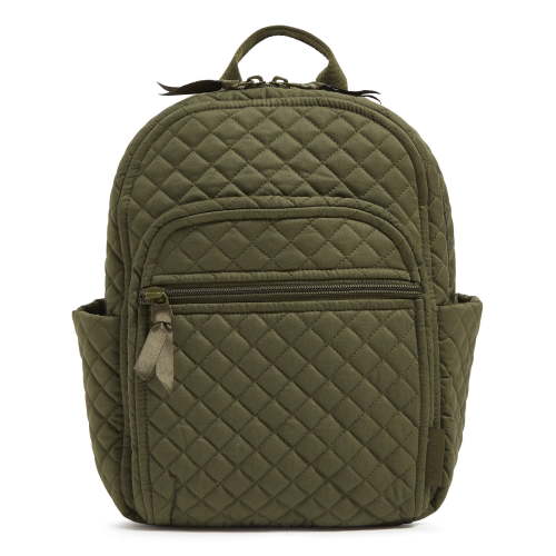 Vera Bradley Women's Cotton Small Backpack Climbing Ivy Green