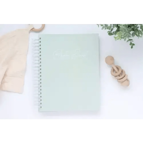 Classic Baby Book in Sage