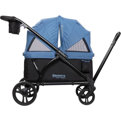 Baby Trend Navigator 2-in-1 Stroller Wagon, Dash Blue