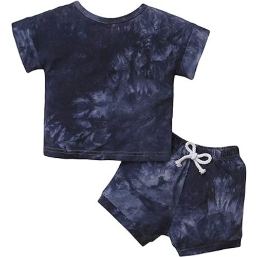 Mioglrie Toddler Baby Boy Clothes Tops Shorts Set Baby Clothes Boy Playwear Summer Boy Outfits
