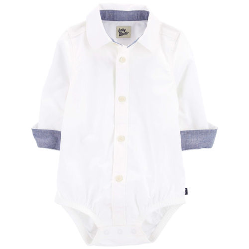 Baby Button-Front Bodysuit