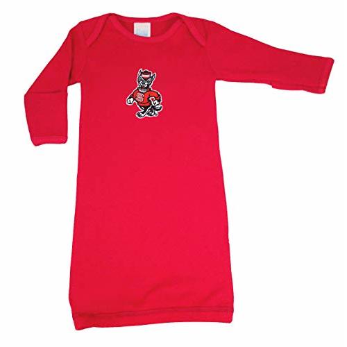 Future Tailgater North Carolina NC State Wolfpack Baby Red Layette Gown 0-3 Months