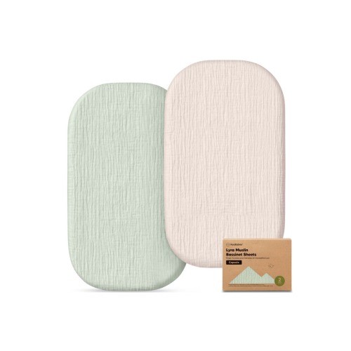 2-Pack Lyra Muslin Bassinet Sheets