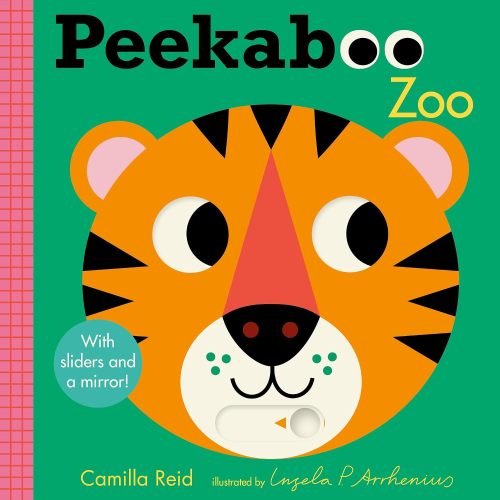 Peekaboo: Zoo: (An Interactive Board Book for Babies & Toddlers with Mirror & Sliders to Push, Pull, or Turn. Cute Zoo Animal Artwork Includes a Rhino, Hippo, Camel, & More.)