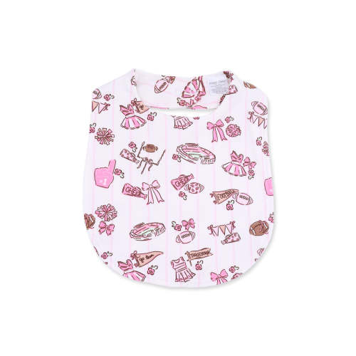 Feeding Bib, Football Cheer Nursery – SpearmintLOVE