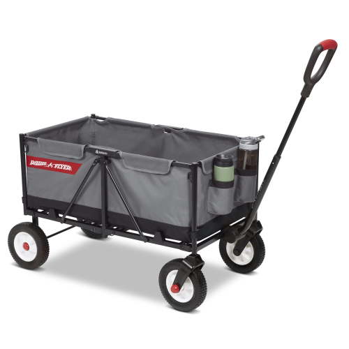 Radio Flyer, Beast EZ Fold Heavy-Duty Utility Wagon, 300 lbs Capacity