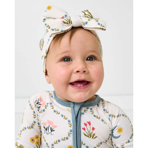 Desert Meadow Luxe Bow Headband | Little Sleepies