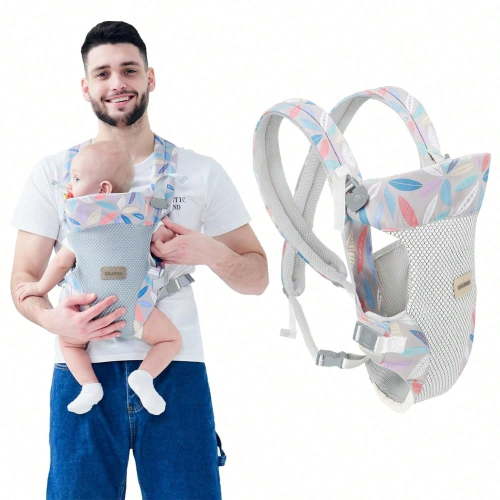 Baby Carrier, Embrace Cozy 4-in-1 Infant Carrier Ergonomic Adjustable Holder Portable Convertible Front and Back Backpack Carry for Infants Toddlers Babies Girl and Boy 7-45 lb