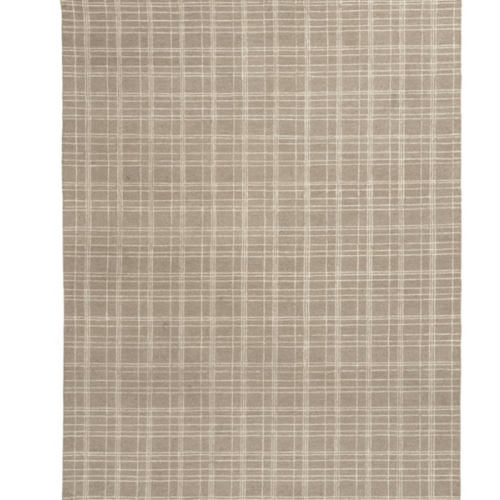 Better Homes & Gardens Beige Plaid Wool Indoor Area Rug, 7'10"x9'10" - Walmart.com