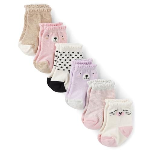 The Children's Place Baby Girl's and Newborn Socks Variety Pack