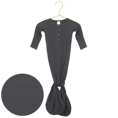 Hudson Ribbed Knotted Gown – Lou Lou & Company