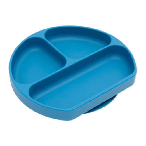 Silicone Suction Plate for Baby & Toddler - Dark Blue | Bumkins Baby