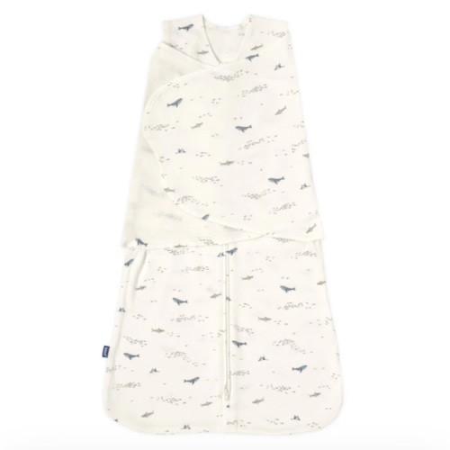 Ocean Life Cotton Swaddle - small | HALO