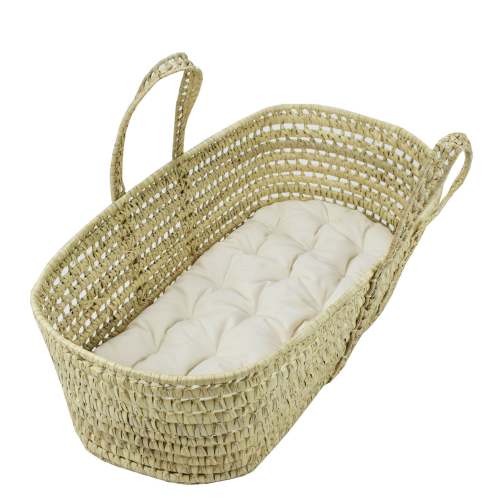Moses Basket and 100% Organic Cotton Futon