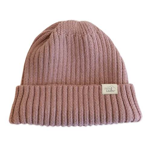 Tuque Tricot 0-6mois - Rose