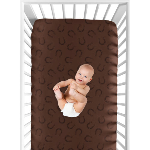 Sweet Jojo Designs Wild West Cowboy Fitted Crib Sheet | Wayfair
