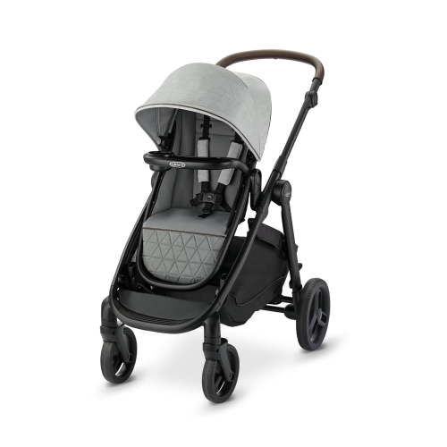 Graco Premier Modes Nest2Grow 4-in-1 Stroller, Midtown, Grey