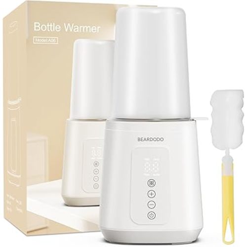 Baby Bottle Warmer, Fast Bottle Warmer for All Bottles, Breast Milk Warmer for Baby Breastmilk or Formula Automatic Shut-Off Digital Display Heat Baby Food at Home Use