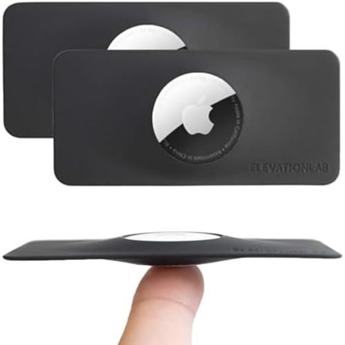 TagVault™ AirTag Wallet Holder - The Thinnest AirTag Wallet Card Insert | Flexible, Stays Hidden, Patent Pending | Elevation Lab