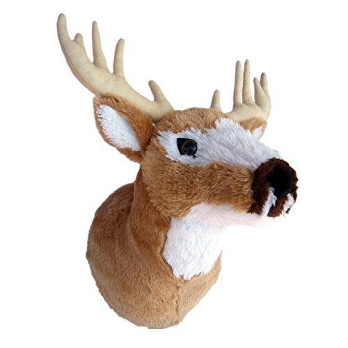 Adore 13" Mr. Yosemite The Deer Plush Stuffed Animal Walltoy Wall Mount
