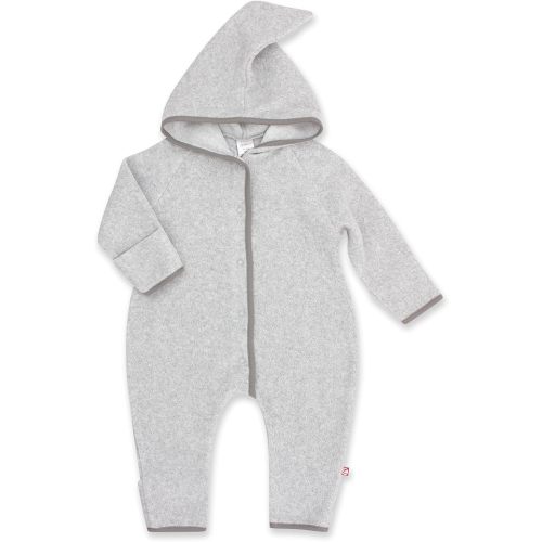 Zutano Cozie Fleece Baby One-Piece Elf Romper with Hood