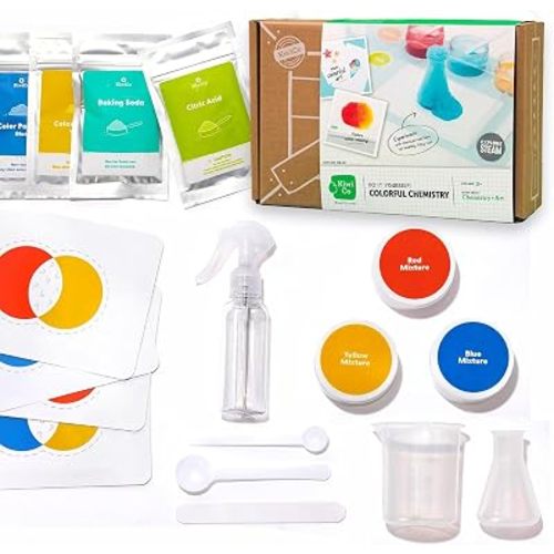 KiwiCo Colorful Chemistry Set - Kid-Tested Chemistry Set for Ages 3-8