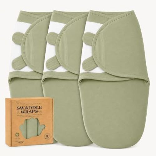 Newborn Swaddle Sleep Sacks, 0-3 Months, 3-Pack