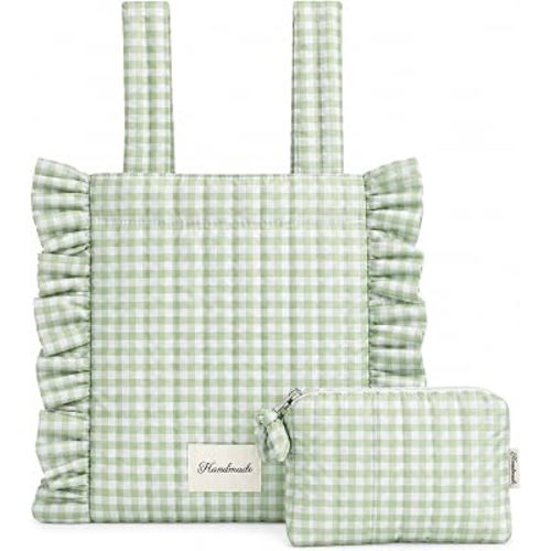 Abbylike Plaid Stroller Bag Stroller Organizer