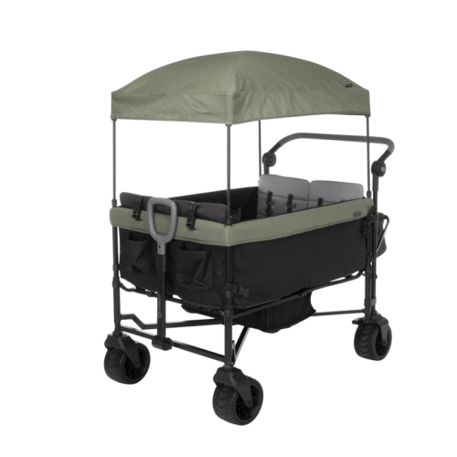 Safety 1st Summit Sprint Quad Wagon Stroller, Olive Haze