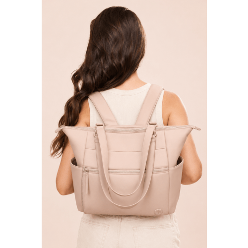 Lane Convertible Diaper Bag Tote | Fawn
