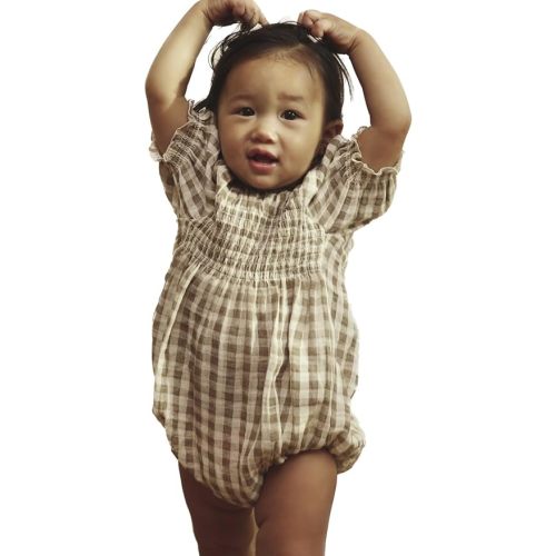 NOTHING FITS BUT Baby’s Classic Cotton Muslin Onesie, Hana Kid’s Dress, Infant’s Casual Bodysuit