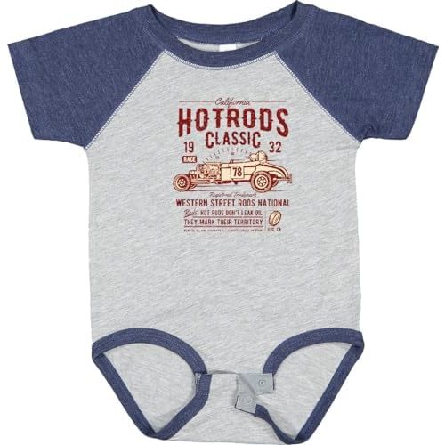 inktastic Hot Rods Race Classic Baby Bodysuit