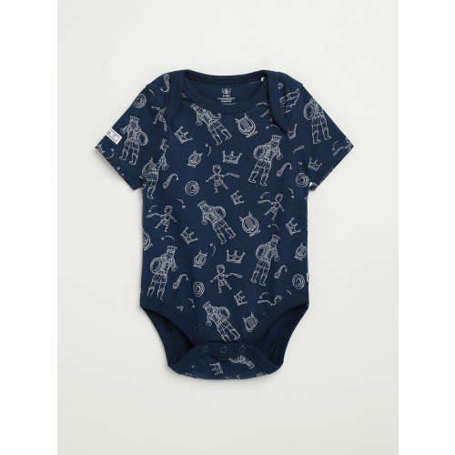 David & Goliath Sailor Blue Short Sleeve Bodysuit Cotton – Holy Pals
