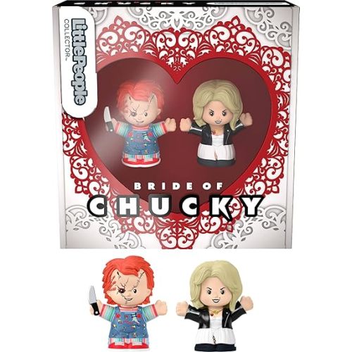Little People Collector Bride of Chucky Movie Special Edition Figure Set in a Display Gift Package for Adults & Fans
