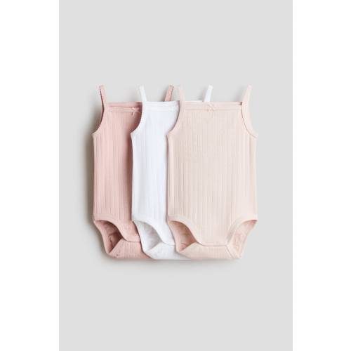 3-PACK SLEEVELESS BODYSUITS